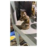 Wood Raccoon Figurine