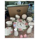 vintage Franciscan Desert Rose Clock Plate &