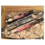 Box lot of new and used shocks