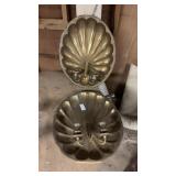 Brass Candlestick Wall Decor Oval