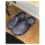 Mens navy crocs size 12-13