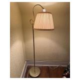 Vintage arched brass floor touch lamp