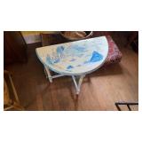 Oriental Half Moon Table