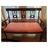 Vintaged settee bench 45.5 X 20 X 36 in