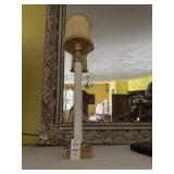 Set of 2 corded column table lamps 18in