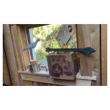 Lot of Rooster Decor, Wooden Box and More