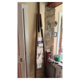 Wooden 7 Ft Tall Towel Rack