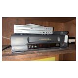 Samsung VHS Player and Cyber Home DVD Player