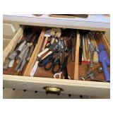 Drawer lot of kitchen utensils