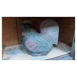 Wooden Rooster Doorstop