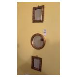 Three Small Wall Mirror Decor