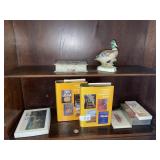 Vintage porcelain mallard duck figurine,Readers