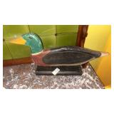 Wooden Mallard Duck Decor