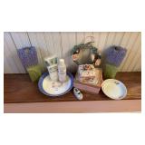 Lot of Candles, Bathroom Trays and More