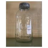 Vintage Atlas Mason jar 9in tall