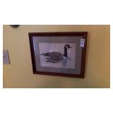 Wayne Edmondson Signed Duck Sketch