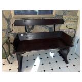 Antique buckboard wagon/ buggy seat wooden bench-