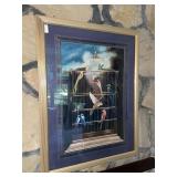 Framed artwork by David Rollins  Title: Aviary