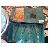 Vintage Salzburg crystal glasses