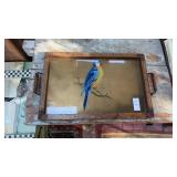 Vintage Glass Bird Tray