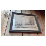 Framed Ship Sketch