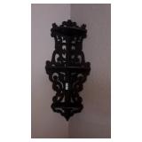 Vintage Corner Wooden Wall Shelf