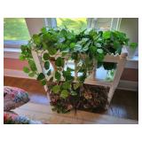 Plant stand X faux plants