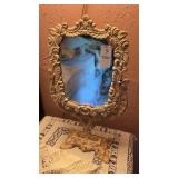 Heavy Cast Iron Vanity Mirror