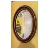 Small Oval Wall Mirror