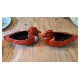 Vintage Frankoma Pottery Mallard Red Duck