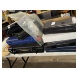 Lot of empty hard cases