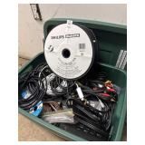 Lot of misc cables and cords
