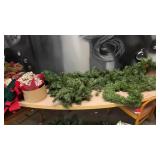 Lot of Garland and Holiday Decor