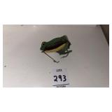 Vintage frog fishing lure