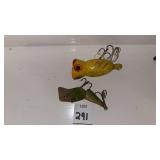 2 vintage fishing lures