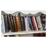 Shelf lot of vintage books