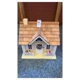 Home Bazaar decorative wooden cottage birdhouse