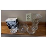 Lot of Glass Bowls and Vases