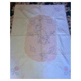 Vintage pieced quilt -38 x 50 inches