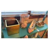 Shelf of Vases and Decor