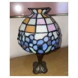 PartyLite Hydrangea Tiffany-style stained glass