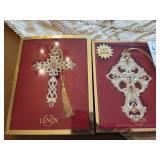 2 Lenox ornaments