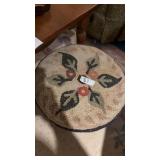 Embroidered Foot stool