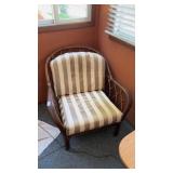 Vintage Style rattan Chair and end table with