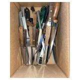 Box lot- variety of kitchen knives