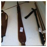 Leather rifle sling