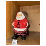 Vintage Royalite lighted Santa Claus blow-mold