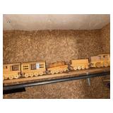 Wooden train set
