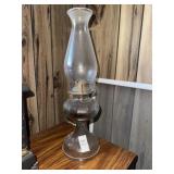 Vintage glass oil lamp