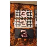 Lot of 3 Dale Earnhardt License Plates